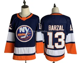 Custom New Designs Hockey Team NY Islanders Stitched Anders Lee Mathew Barzal Jersey Sportswear Men Shirts & Tops Top High