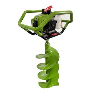 CUSTOM BRAND Gasoline Powered Two-stroke Heavy Duty <b>Post</b> <b>Hole</b> <b>Digger</b> Earth Auger for Tree Planting - Product Image 1