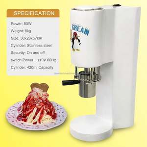 Machine à glace commerciale multi-formes pour spaghetti italiens et glaces en spirale - Product Image 4