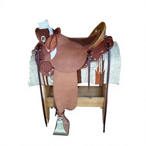 Silla de montar inglesa de cuero genuino estilo occidental BS International, sostenible, para carreras de caballos, con estructura de madera, artículos ecuestres, directo de fábrica - Product Image 6