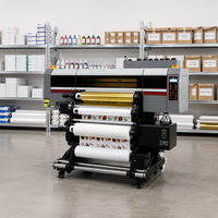 Imprimante DTF UV A1 de haute qualité pour autocollants, imprimante numérique d'étiquettes 600 mm, machine rouleau à rouleau avec fonction de dorure
