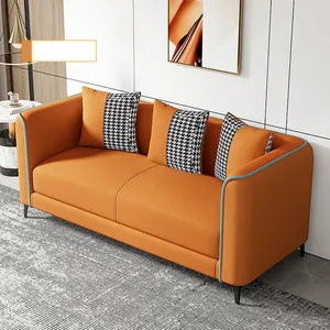 İskandinav küçük kanepe oturma odası basit teknoloji bez resepsiyon kanepe kiralama daire yatak kanepe