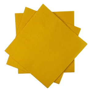 Personalisierte 25cm Einfarbige Einweg 2-lagige 4-fach Gefaltete Servietten aus Frischfaser-Zellstoff mit Bedrucktem Logo - Product Image 6