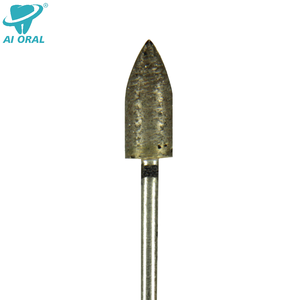 رؤوس ماسية لمختبر الأسنان، مصنوعة بالكامل من الفولاذ المقاوم للصدأ مع مقبض وساق RA للطحن الخشن والتلميع - Product Image 2