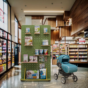 Étagère de vente au détail personnalisée en usine de Chiquitos Exposition mobile de supermarché moderne debout pour l'exposition de magasin pour les idées d'affichage de salon - Product Image 3