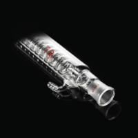 Condensateur en verre borosilicate 3.3 pour laboratoire, à reflux, avec joint de goulot standard