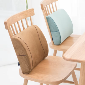 เบาะรองหลังปรับได้ เมมโมรี่โฟม ได้รับการรับรองมาตรฐาน OEKOTEX ถอดซักได้ ออกแบบตามหลักสรีรศาสตร์ สำหรับเก้าอี้เกมมิ่ง/สำนักงาน เบาะรถยนต์ - Product Image 1