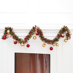 Nastro Natalizio in PET Colorato con Babbo <span class=keywords><strong>Natale</strong></span> e Albero <span class=keywords><strong>di</strong></span> <span class=keywords><strong>Natale</strong></span>, Decorazioni per Finestre, Allestimento Scenografico per Ristoranti e Pareti - Product Image 3