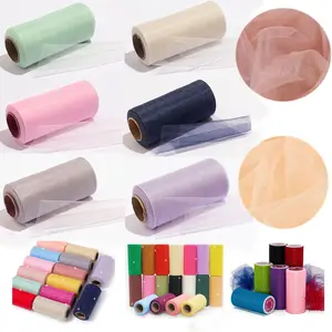 6inch width 25 yards length glitter tulle fabric bulk tulle glitterato tulle roll glitter