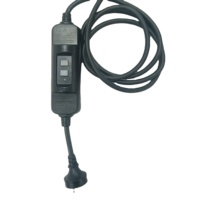 Disjoncteur électrique RCD en ligne avec fiche et prises de protection contre les fuites 6A/10A/16A