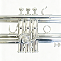 High Grade Silver Plated Classic Structure Trumpet Wholesale Professional Musical Instrument OEM