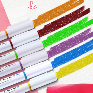 Marcadores Galaxy Glitter, para Estudiantes, para Marcar Libros, Marcadores de Colores Clave para el Aula, Marcadores, Venta al por Mayor - Product Image 2