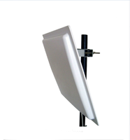 Antenne panneau plate UHF RFID 9dBi pour extérieur, polarisation circulaire, protocole ISO18000-6C/EPC G2, puissance 100W, communication LoRa/LPWAN