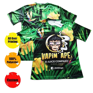 T-shirts confortables en sublimation, coupe ajustée, 60 % coton, <span class=keywords><strong>40</strong></span> % modal, imprimé intégral, 90 % polyester, 10 % élasthanne - Product Image 5