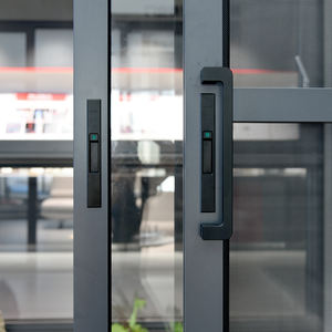 <span class=keywords><strong>Porte</strong></span> coulissante <span class=keywords><strong>en</strong></span> aluminium moderne robuste, design incurvé, isolation acoustique pour usage intérieur, grandes maisons personnalisées, projets commerciaux - Product Image 4