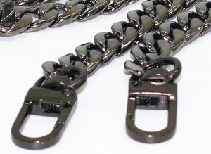 Catena in Ferro Lunga 120CM con Chiusura in Lega per Borse, Portafogli, Guinzagli per Animali, Tracolle in Colore <span class=keywords><strong>Oro</strong></span>, Argento, Nero - Product Image 4