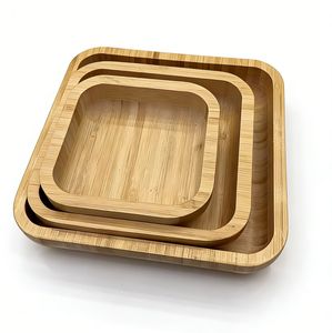 Ciotola per Insalata in Bambù Naturale Ecologica, Leggera e Non Tossica, Design Tradizionale per Uso Domestico e Catering Commerciale - Product Image 4