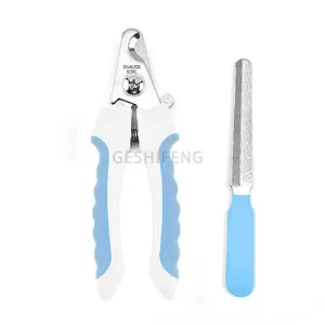 Pet Nails Trimmer Products Pet Accessories Safety Cat Dog Nail Cutters With Nail File Puppy Kitten Pliers