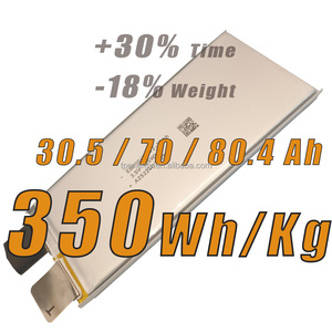 Batterie semi-solide 80Ah 72Ah 350Wh/KG 3C 8,5 Ah 30Ah 39Ah Batterie pour drone haute densité à prix d'usine Cellule à semi-conducteurs - Product Image 1