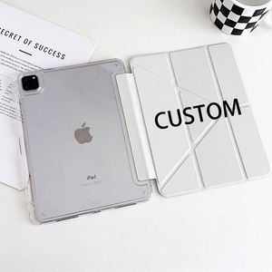 Funda Personalizada para Tablet con Diseño de Origami en Forma de Y, Porta Lápices, Parte Trasera Transparente Resistente a Impactos, Soporte Multiángulo, Impresión DIY Promocional - Product Image 3