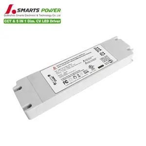 Driver de alimentação regulável, 2 cores disponíveis 5 em 1 led 12v 100w transformador led 277v ac dc fonte de alimentação