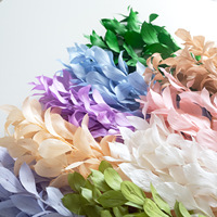 Bunga Ruscus Kering Alami Berkualitas Tinggi Harga Grosir 60-70cm untuk Hari Ibu, Thanksgiving, Valentine