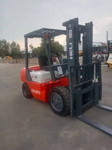 중고 지게차 판매-3 톤 디젤 구동 HELI 35 창고 및 건설용 중고 지게차 - Product Image 2