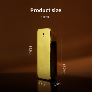 <span class=keywords><strong>Eric</strong></span> Golden Million <span class=keywords><strong>Gold</strong></span> Brick Extrait 100ML Parfum boisé longue durée pour hommes Bouteille de parfum en verre de luxe - Product Image 2