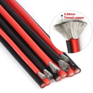 สายเคเบิลทองแดง PVC แบบยืดหยุ่น 2 ขา ขนาด 30/28/26/26/24-8AWG IP67 อะแดปเตอร์เชื่อมต่ออุปกรณ์อิเล็กทรอนิกส์ยานยนต์ ไฟ LED สีดำแดง ทนความร้อนสูง 12V - Product Image 3