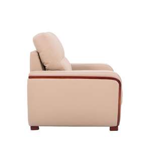 Silla de cuero genuino Logan para uso en apartamentos - Product Image 4