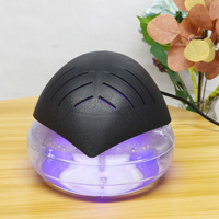 Diffuseur d'air portable de grande capacité en forme de feuille, avec lumière ambiante, humidificateur compatible avec les prises EU/UK