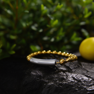 Fashion <b>Beaded</b> <b>Bracelet</b> 316L Stainless Steel PVD Gold Plating Sustainable Resistant Jewelry for Women and <b>Men</b> - Product Image 3