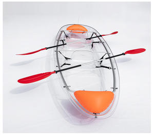 QIQU Comercial para Alquiler de Canoas Transparentes para Fotografía en Resorts, Kayak Transparente para 2 Personas, Kayak de Cristal - Product Image 2