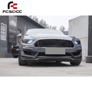 Fcsocc PP ชุดตัวถังรถยนต์สำหรับ <span class=keywords><strong>Ford</strong></span> <span class=keywords><strong>Mustang</strong></span> 2015-2021อัพเกรด <span class=keywords><strong>Shelby</strong></span> กันชนหน้าแผงลิปแผงด้านหลังกระจายแสงแบบสกรู - Product Image 6