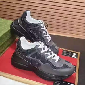 รองเท้าผ้าใบแฟชั่นดีไซน์เนอร์คุณภาพสูงสำหรับผู้ชายและผู้หญิง รองเท้าลำลอง รองเท้าวิ่ง รองเท้ากีฬา รองเท้าเดินสไตล์หรูหรา ขายส่งจากโรงงาน - Product Image 1