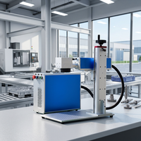 Machine de marquage laser à fibre MOPA 30W 50W 100W pour gravure couleur sur métal, marque DEREK, refroidissement par air, système EZCAD