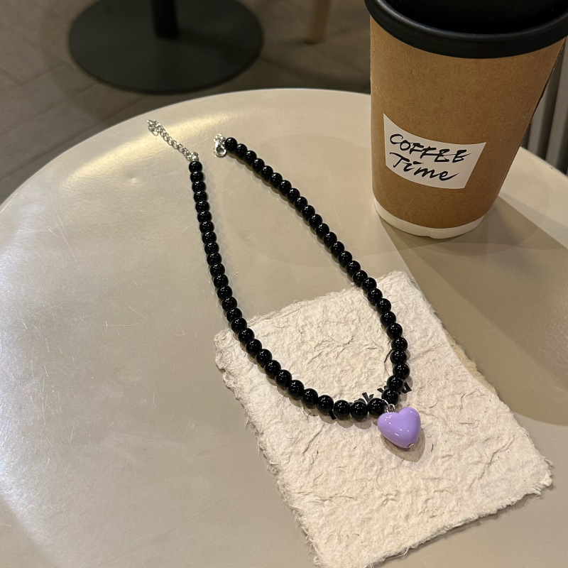 Black with Purple
