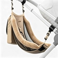 Siège hamac pour tout-petit à fixer au poussette, double siège pour poussette double, siège hamac double pour poussette, 2 places pour jumeaux