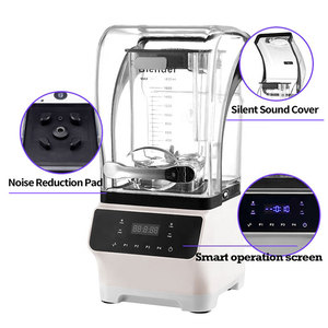 Licuadora Profesional de 1.8L, Comercial, 110V 220V, Silenciosa, de Alta Resistencia, Insonorizada, Digital, de Alta Velocidad, para Smoothies - Product Image 2