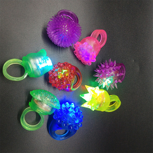 Wholesale Custom 1 Inch 32mm Rainbow PVC TPR Plastic <b>Ring</b> Small <b>Cartoon</b> Kids' Finger Toy Classic Toy - Product Image 6