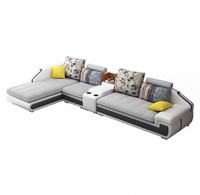 Ensemble de canapés modulaires modernes très demandés pour salon, mobilier de salon de qualité supérieure, prix d'usine, design simple, 7 places, idéal pour villa