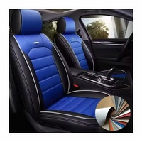 Tissu en similicuir souple multicolore, résistant à l'usure, imperméable, matériau durable pour les housses de sièges de voiture, rembourrage
