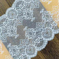 Dentelle française traditionnelle vintage en nylon et élasthanne, bordure en dentelle, légère, respirante, élastique, tissu en dentelle, sacs de luxe sexy pour femmes