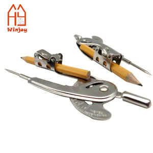 Creality-ensemble de formes géométriques pour dessin de boussole, anneaux <span class=keywords><strong>en</strong></span> métal, crayon jaune, diviseur de drague mathématiques, vente <span class=keywords><strong>en</strong></span> gros - Product Image 4