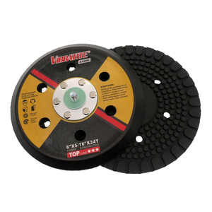 Placa de respaldo de 6 pulgadas, 6 agujeros, 6 pernos, rosca de 5/16-24T, bandeja eléctrica, almohadilla de respaldo de lijado para herramientas abrasivas, lijadora, pulido - Product Image 1