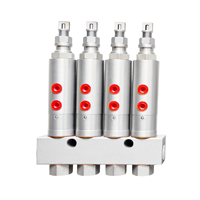 Distributeur de graisse volumétrique quantitatif GL Distributeur de graisse Injecteurs de graisse de lubrification monoligne 1-6 sorties