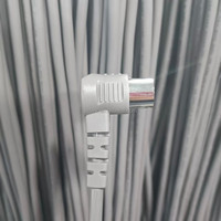 Adaptador de Enchufe de Plástico Serie P 5P con Conector de Manguera Flexible, Conveniente y Rápido de Usar, Codo de Inyección de 90 Grados