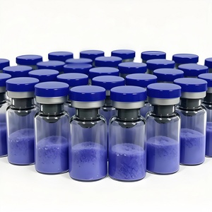 Peptide 99% Purity Blue Lyophilized <b>Powder</b> 50g GHK CU Brand <b>Body</b> Care Application Wholesale Supplier - Product Image 3