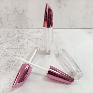Wholesale Cute <b>Clear</b> PETG Lip <b>Gloss</b> Tubes 6ml Screw Cap Cosmetic Packaging Empty Lip Glaze Makeup Containers - Product Image 1