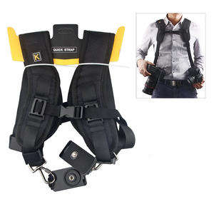 K&F Concept Double <b>Camera</b> Harness 5cm Nylon Professional Utility Style Dslr Photography <b>Accessories</b> - Product Image 1